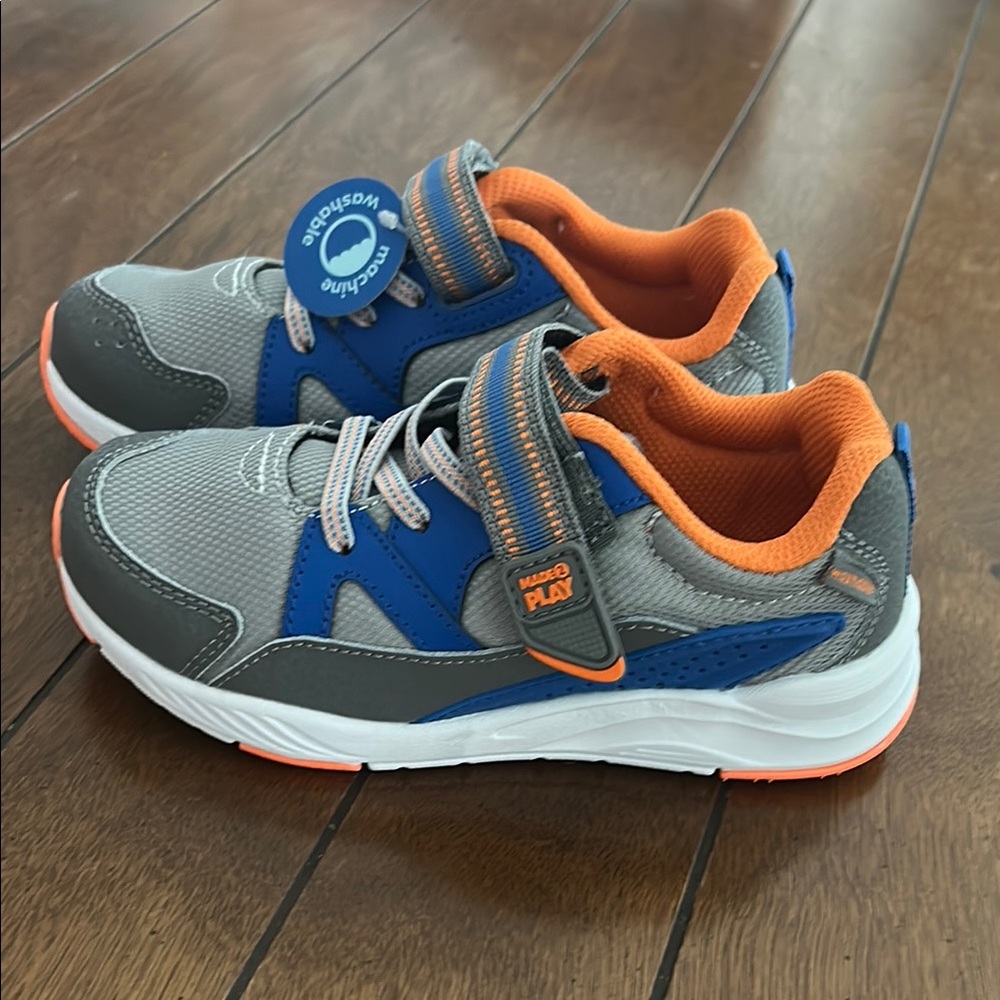 Stride Rite Gray and Orange Sneakers- brand new!